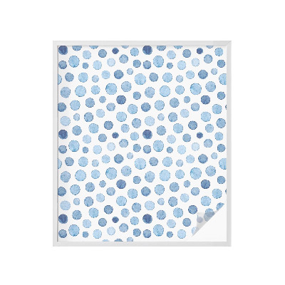 Patterned window film Watercolor dots