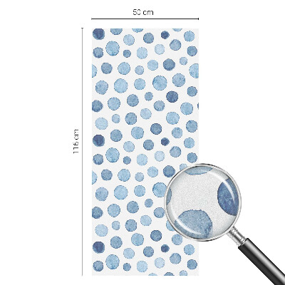 Patterned window film Watercolor dots