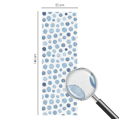 Patterned window film Watercolor dots