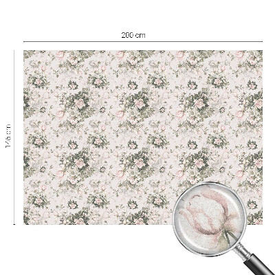 Privacy window film Floral beauty