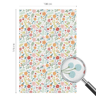 Colored window film stained glass Floral pattern