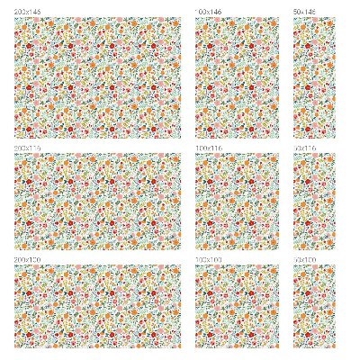 Colored window film stained glass Floral pattern
