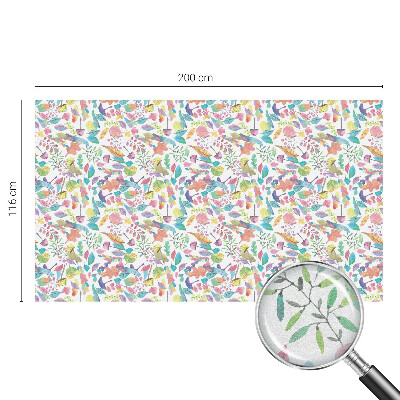 Frosted glass film stained glass effect Colorful composition