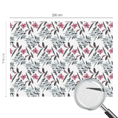 Colored window film stained glass Floral pattern