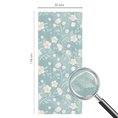 Patterned window film Pastel flowers