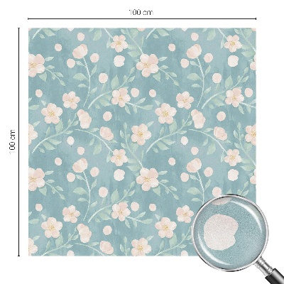 Patterned window film Pastel flowers