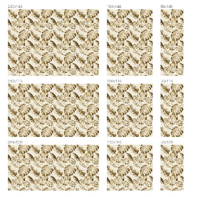 Opaque window film stained glass style Tropical plants