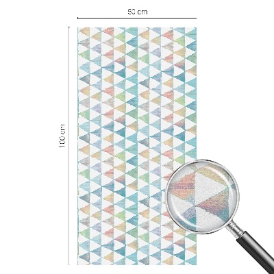 Privacy window film Geometric triangles