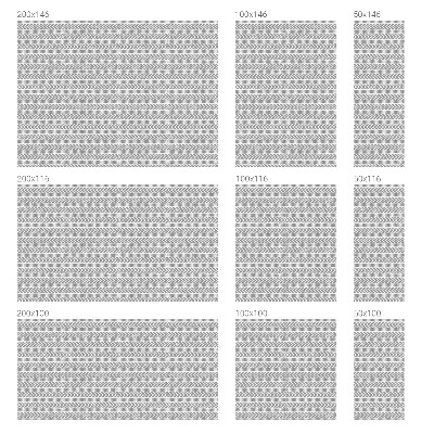 Patterned window film Geometric stripes