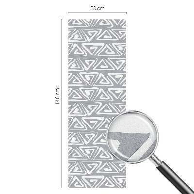 Frosted glass film stained glass effect Geometric minimalism