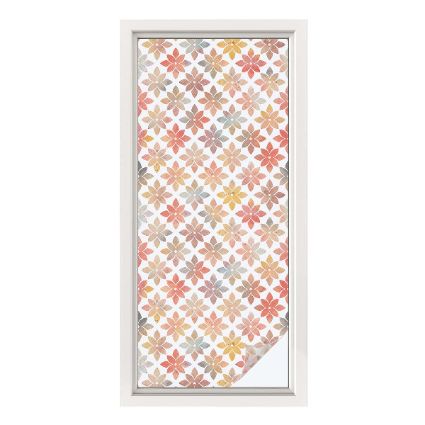 Privacy window film Floral beauty