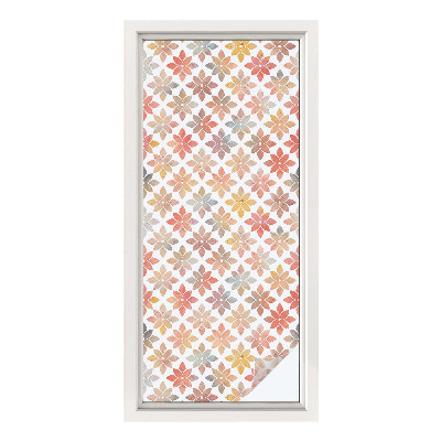 Privacy window film Floral beauty