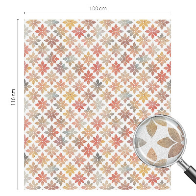 Privacy window film Floral beauty