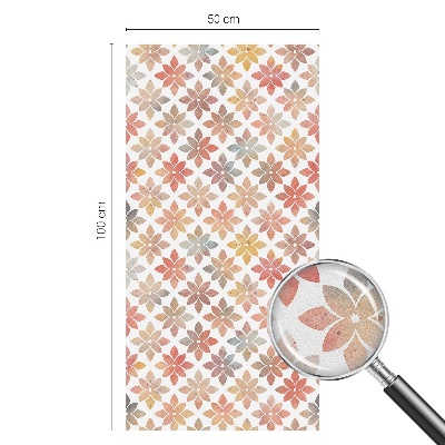 Privacy window film Floral beauty