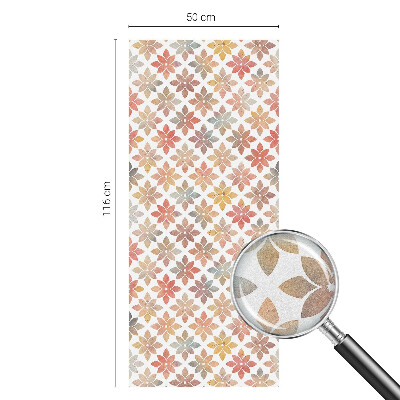 Privacy window film Floral beauty