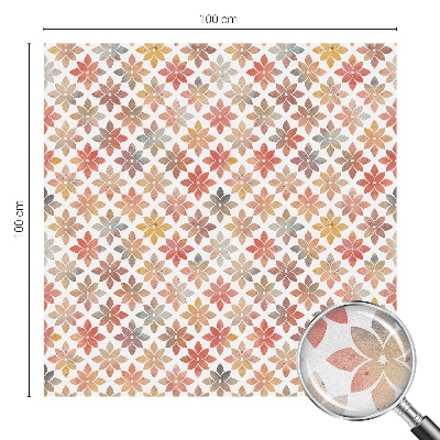 Privacy window film Floral beauty