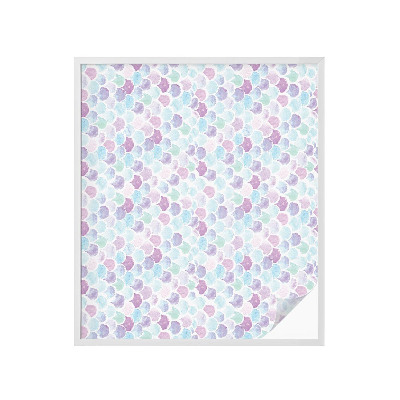 Opaque window film stained glass style Pastel dots