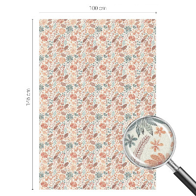 Colored window film stained glass Floral arrangement