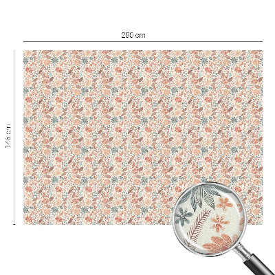 Colored window film stained glass Floral arrangement