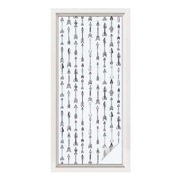 Privacy window film Geometric arrows