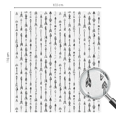 Privacy window film Geometric arrows