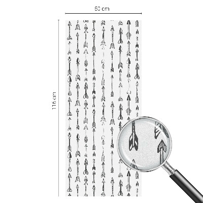 Privacy window film Geometric arrows