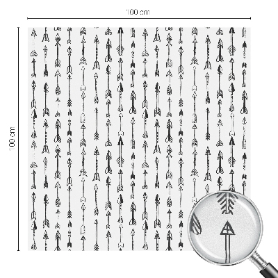 Privacy window film Geometric arrows