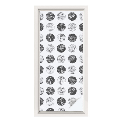 Patterned window film Marble elegance