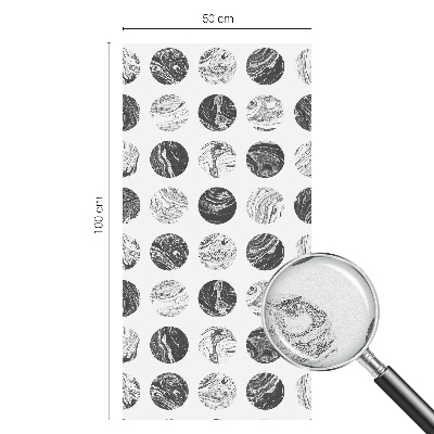 Patterned window film Marble elegance