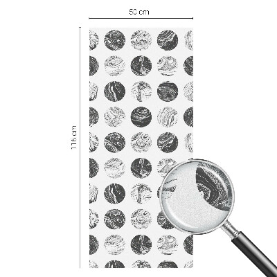 Patterned window film Marble elegance