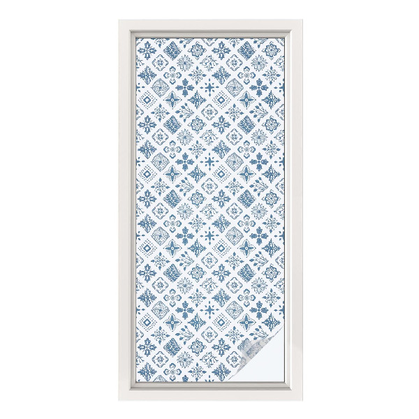 Privacy window film Floral ornament