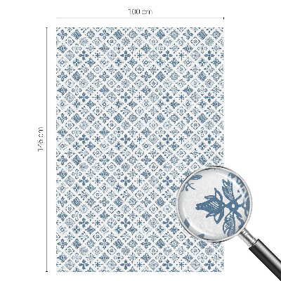Privacy window film Floral ornament