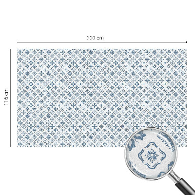 Privacy window film Floral ornament