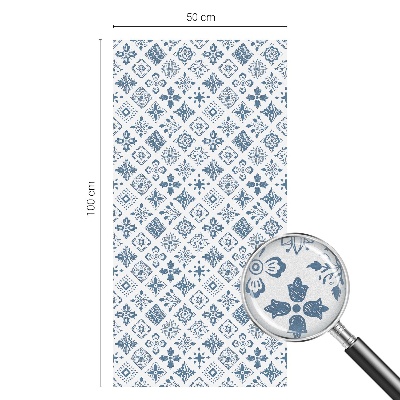 Privacy window film Floral ornament