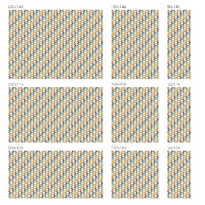 Colored window film stained glass Geometric rhombuses