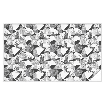 Opaque window film stained glass style Geometric figures