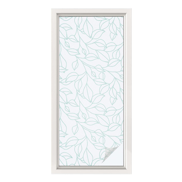 Privacy window film Delicate leaves