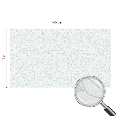 Privacy window film Delicate leaves