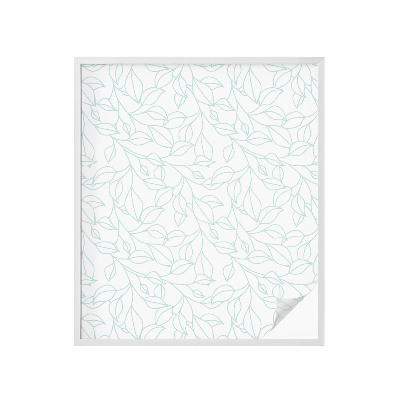 Privacy window film Delicate leaves