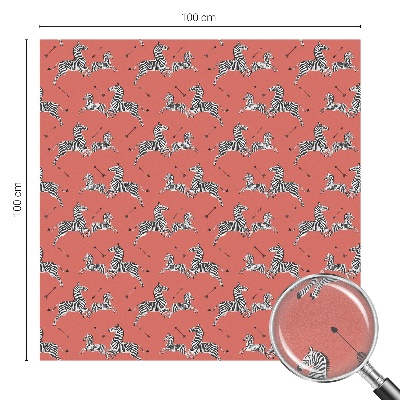 Privacy window film Zebra motif