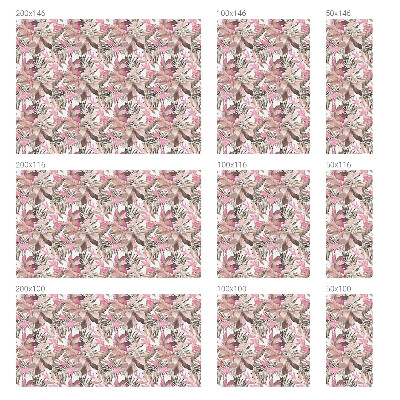 Patterned window film Pastel flowers