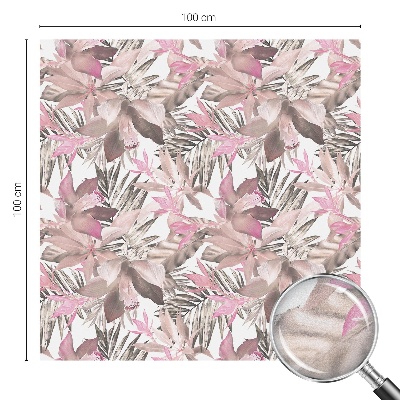 Patterned window film Pastel flowers