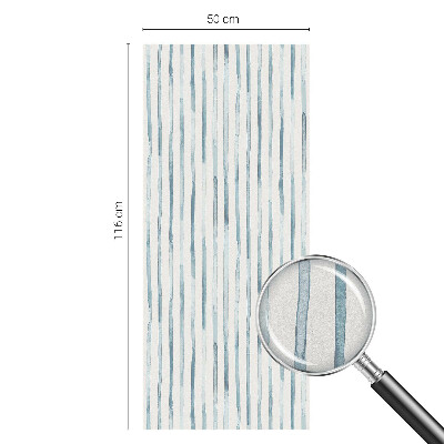 Frosted glass film stained glass effect Vertical stripes