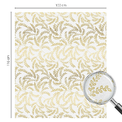 Opaque window film stained glass style Plant pattern