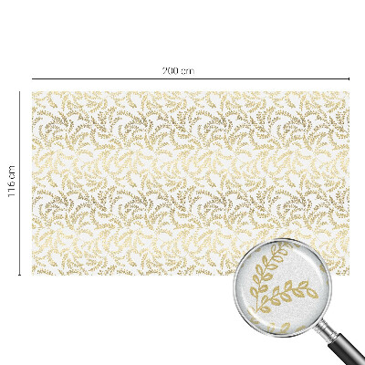 Opaque window film stained glass style Plant pattern