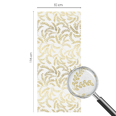 Opaque window film stained glass style Plant pattern