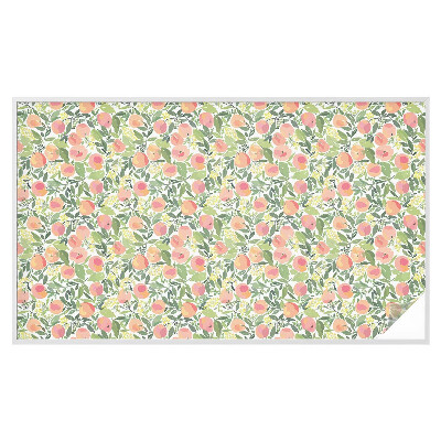 Frosted glass film stained glass effect Fruit pattern