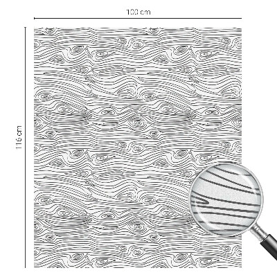 Colored window film stained glass Wood lines