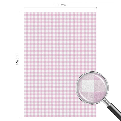 Patterned window film Pastel check