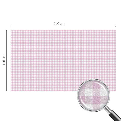 Patterned window film Pastel check
